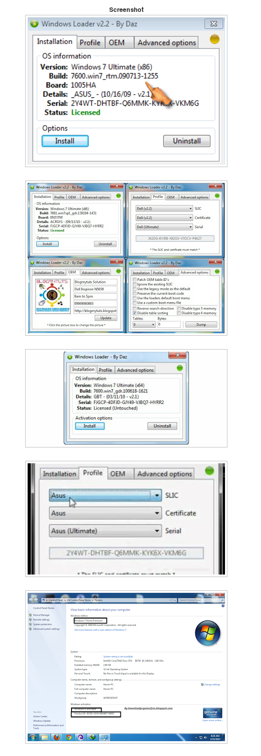 Windows 7 Loader Activator Team DAZ Full Download